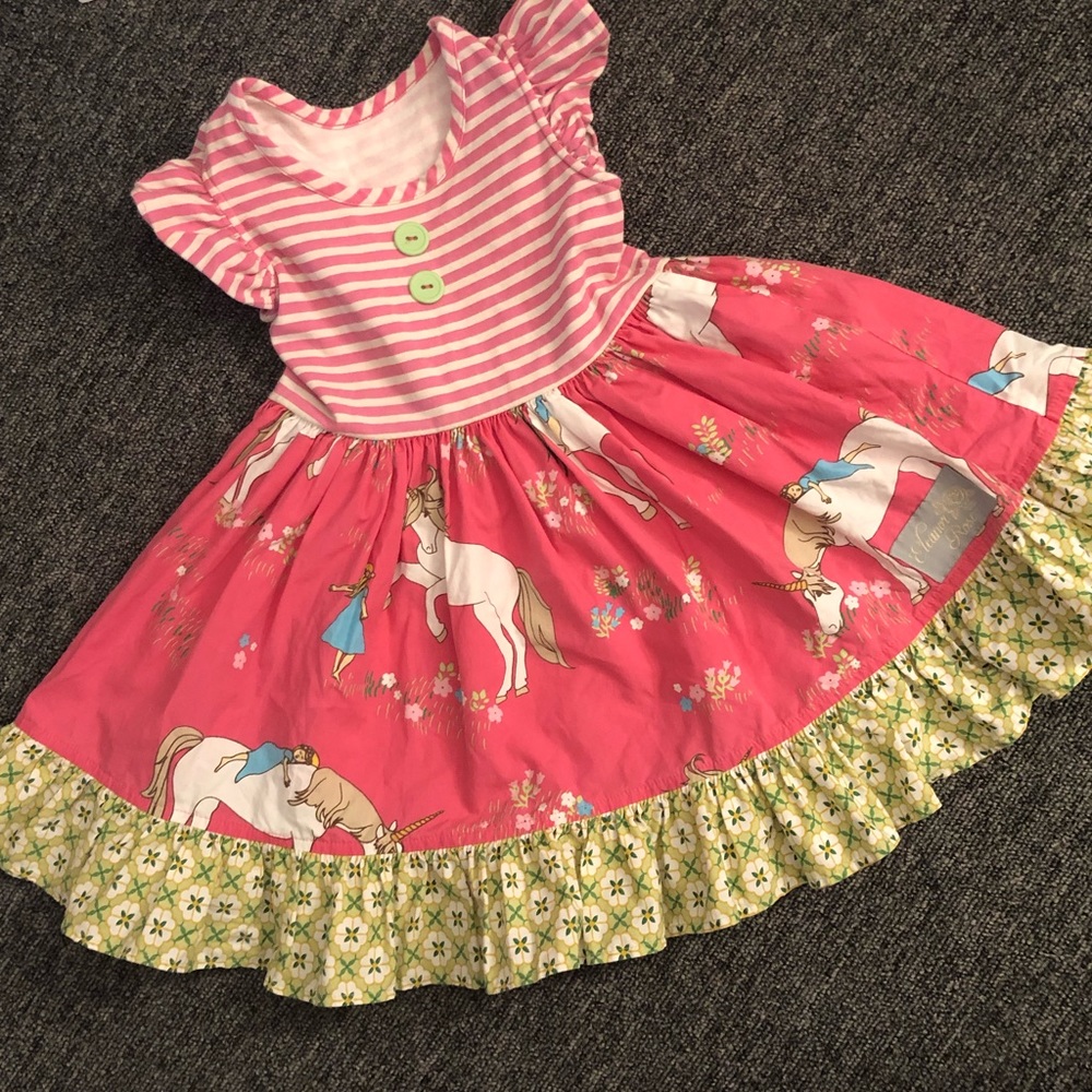 Eleanor Rose Toddler Unicorn Dress